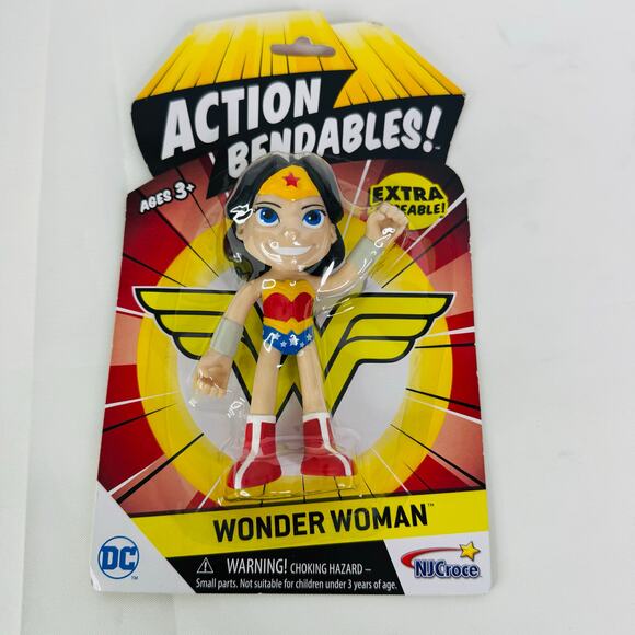 5 for $25| Action Bendables Wonder Woman Figure - Picture 4 of 5
